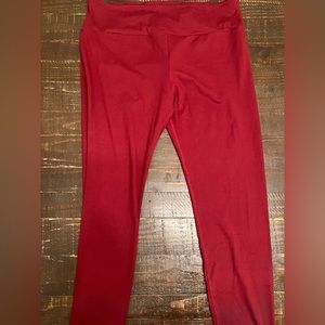 Lou & Grey Burgundy Leggings